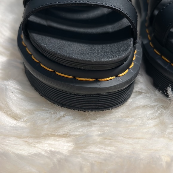 Dr Martens Women's Blaire Hydro Platform Sandals Size 7 Black - Picture 13 of 14